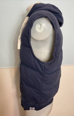 Ralph Lauren Rugby Men's Cotton Hooded Puffer Vest Blue XL Item image 2