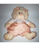 VTG 1986 Fisher Price Pink Bear Puffalump Nylon Parachute Fabric Plush D... - £21.60 GBP