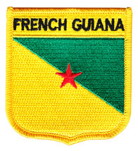 French Guiana Shield Patch - $3.00