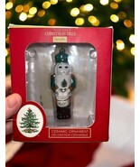 NWT Spode Christmas Tree Ceramic Nutcracker Ornament w/ Box 3.75&quot; Tall  NEW - $23.75