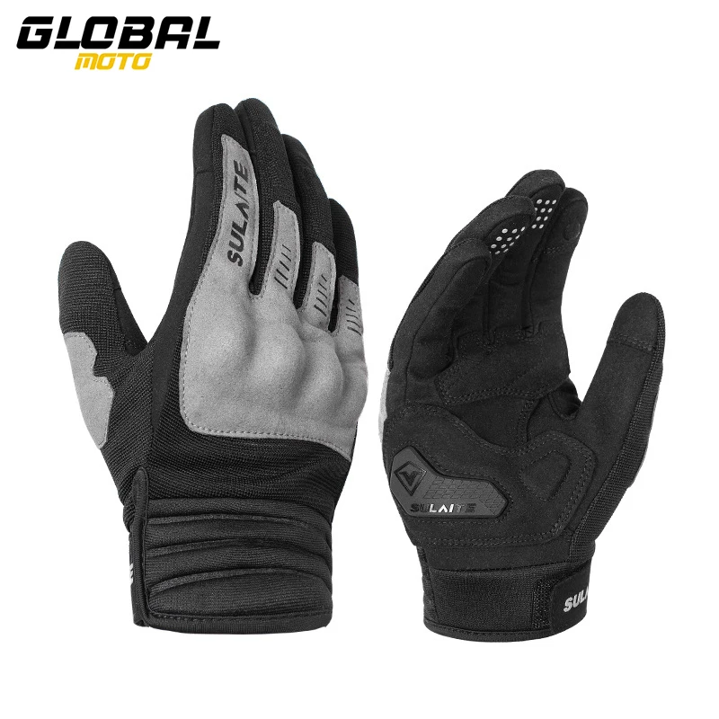 Motorcycle Gloves Spring/Summer Motocross Breathable Touch Screen Gloves... - $36.95