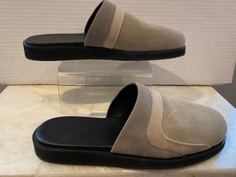 John Elliott Grace Desert Suede Gray Beige Slide Mule Slipper Shoe Us 10 Eu 43 - $139.00