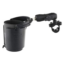 RAM Mounts Level Cup 16oz Drink Holder with Handlebar U-Bolt Base RAM-B-132RU wi - £66.57 GBP