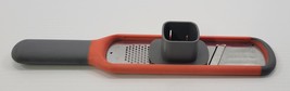 JJ) Joseph Joseph Handy 2 in 1 Orange Mini Handheld Grater &amp; Slicer Gadget - $182.00 MXN