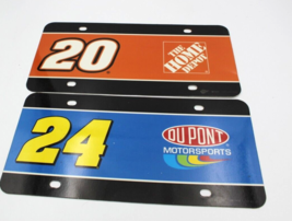 NASCAR Cardboard Vehicle Tag #24 Du Pont Motorsports #20 Home Depot  #JBN - £15.60 GBP