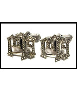 Vintage Sterling Silver Stamped C.M.W. with Marcasite Cut Out Monogram C... - $43.00