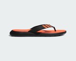 Adidas Men Comfort Flip Flop Black/Orange - EG2066 (Size 9) - $34.65