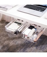 Yoousoo Large Under Desk Drawer, 2 Packs Self-Adhesive Under Desk, And K... - $49.24 CAD