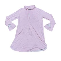 Ralph Lauren Chevron Pink Chevron Sleep  Shirt Nightgown Collared Size S... - £29.79 GBP