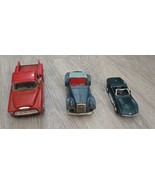 Lot of 3 Vintage Cars Bandai MG Midget Green Roadster 1950&#39;s Convertible - $802.08 MXN