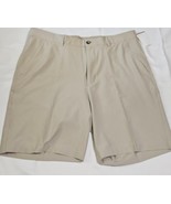 Greg Norman Shark Performance Stretch Fabric Golf Shorts Beige Mens 36&quot;  - $287.52 MXN