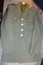 Usgi Military Serge AG-344 Class 3 Dress Green Army Uniform Jacket Coat 36L - £32.36 GBP