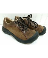 KEEN Shoes Presidio Hiking Casual Leather Walnut Brown Oxford Womens 6.5... - £25.96 GBP