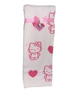 Hello Kitty Soft Throw Reversible Blanket - Hot Pink Hearts - 50&quot;x60&quot; - $116.19 CAD