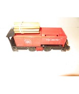 LIONEL POST-WAR #55 MOTORIZED TIE EJECTOR CAR - 0/027- RUNS FINE- W/WOOD... - $46.55