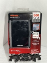 Toshiba Canvio 500GB USB 3.0 External Hard Drive v63600-A NEW SEALED - $46.71