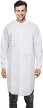 Pack of 10 X-Large White Static Dissipative Barrier Lab Coats - £25.24 GBP