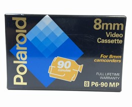 POLAROID 8mm Video Cassette Tape P6-90MP. Camcorder. 90 Mins. NEW Sealed - £4.65 GBP
