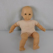 Pleasant Company Our New Baby Bitty Baby Doll Blonde Blue Eyes Play condition - $29.69
