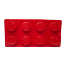Lego Storage Brick Case 8 Stud Large Red Container Plastic Bin Box 14x7 ... - £21.88 GBP