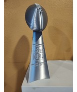 NFL Super Bowl LVIII (58) Vince Lombardi Trophy 13.5" - Chiefs Vs 49ers - Silver - £39.84 GBP
