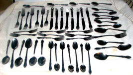 VTG WM Rogers and Bros. 51 Pc Royal Splender Stainless Steel Flatware set Scarce - £47.48 GBP