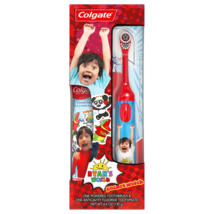 2 Packs Colgate Kids Toothpaste and Battery Powered Toothbrush Set, Ryan&#39;s World - £27.67 GBP