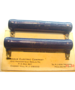 2 NOS SPRAGUE BlueJacket RW33G162 MILSPEC FIXED WW RESISTOR 1.6K OHM  +/... - $236.05 MXN