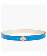 Kate Spade Reversible Spade Leather Belt, Blue/White, Medium, NWT - $83.11 CAD
