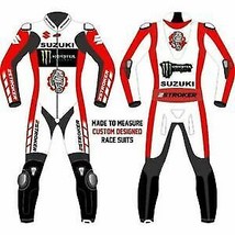Brand New Suzuki 1 piece cowhide Leather Motorbike racing Motorcycle suit - £226.78 GBP