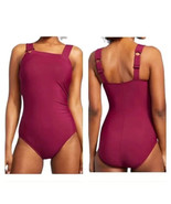 Aqua Green Asymmetrical Shoulder One Piece Swimsuit Women Size Small NEW - $9.89