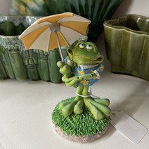 Toadily Yours By RUSS Frog Lovers ❤️ Frog Holding Umbrella - £23.29 GBP