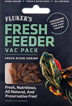 Flukers Fresh Feeder Vac Pack Aquatic Shrimp for Reptiles 0.7 oz Flukers... - $12.96