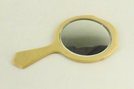 Vintage Early 1900s Ladies Vanity Celluloid Hand Mirror Beveled Mirror 11.75&quot; - £19.63 GBP