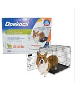 24 Inch Dog Crate Pet Cage Removable Tray Divider Panel Wire Metal Kennel - $39.59