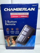 Chamberlain 953EV-P2 3 Button Garage Door Remote - Black - £10.73 GBP