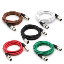 Professional Audio Mic Cable Cords - Xlr 3 Pin Male To Xlr 3 Pin Female ... - £49.32 GBP