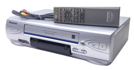 Panasonic Blue Line PV-V4524S 4-Head Omnivision VCR w/Remote Cables TESTED - $1,315.24 MXN