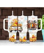 40oz Fall Tis the Season  insulated Tumbler with sliding lid and straw - $39.60