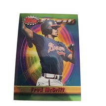 1994 Topps Finest Fred McGriff #224 Atlanta Braves MLB Baseball Card - $2.22