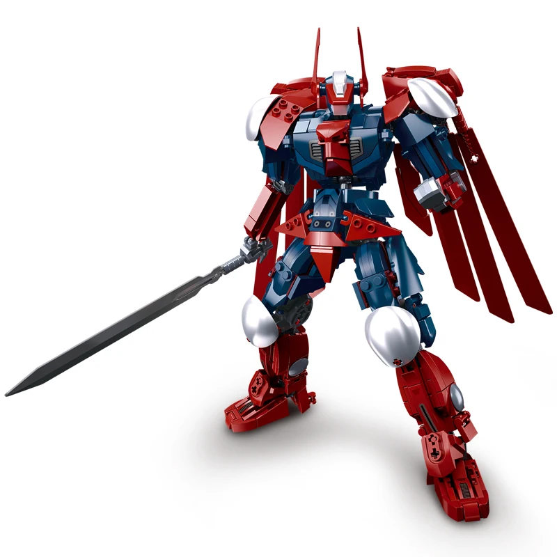 Ian superman robot building blocks mecha figure armored hero model bricks set kids city thumb200