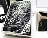 Dragon Black Silver White Nickel Metal Paint Limited No.0022 Zippo 2023 ... - £71.92 GBP