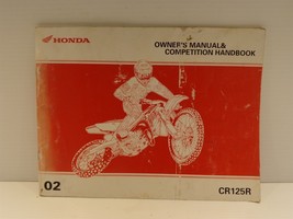 Honda CR125R Owners Manual &amp; Competition Handbook 2002 - £28.54 GBP