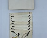 Vintage 1950s 1960s NEW Birth Announcement Stork 8 Hallmark Scrapbook Ep... - £7.65 GBP