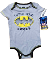 DC COMICS Batman Baby Infant 12M One Piece Superhero At Work Joker New W Tags - £8.09 GBP