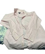 tommy hilfiger Size 18 Long Sleeve Button Up Collard Shirt Pink - $24.75