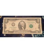 1995 2 Dollar Bill- F Series - $99.00