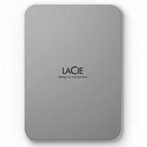 LaCie Mobile Drive, 2TB, External Hard Drive Portable - Moon Silver, USB... - $101.45