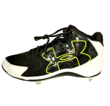 Under Armour UA Ignite US Size 13 Baseball Cleats Black Rotational Traction - £14.97 GBP