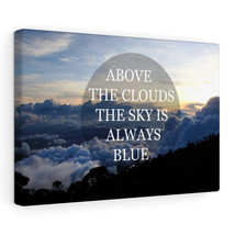 Inspirational Wall Art Above The Clouds The Sky Motivational Print Ready to Han - £37.87 GBP+